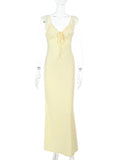 V-Neck Sleeveless Maxi Dress DJPT