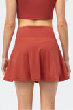 Waist Wide Waistband Active Skirt DJPT