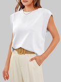 Round Neck Cap Sleeve T-Shirt DJPT