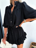 Up Top and Ruffled Skirt Set DJPT