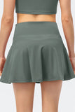 Waist Wide Waistband Active Skirt DJPT