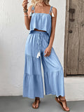 Cami Top and Wide Leg Pants Set DJPT